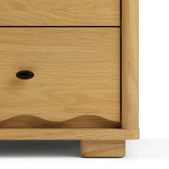 Boe 2-Drawer Nightstand - Natural Oak