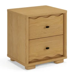 Boe 2-Drawer Nightstand - Natural Oak