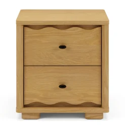 Boe 2-Drawer Nightstand - Natural Oak
