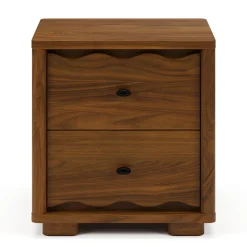 Boe 2-Drawer Nightstand - Walnut
