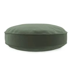 Bonnie Velvet Round Pillow - Plush Pacific Green