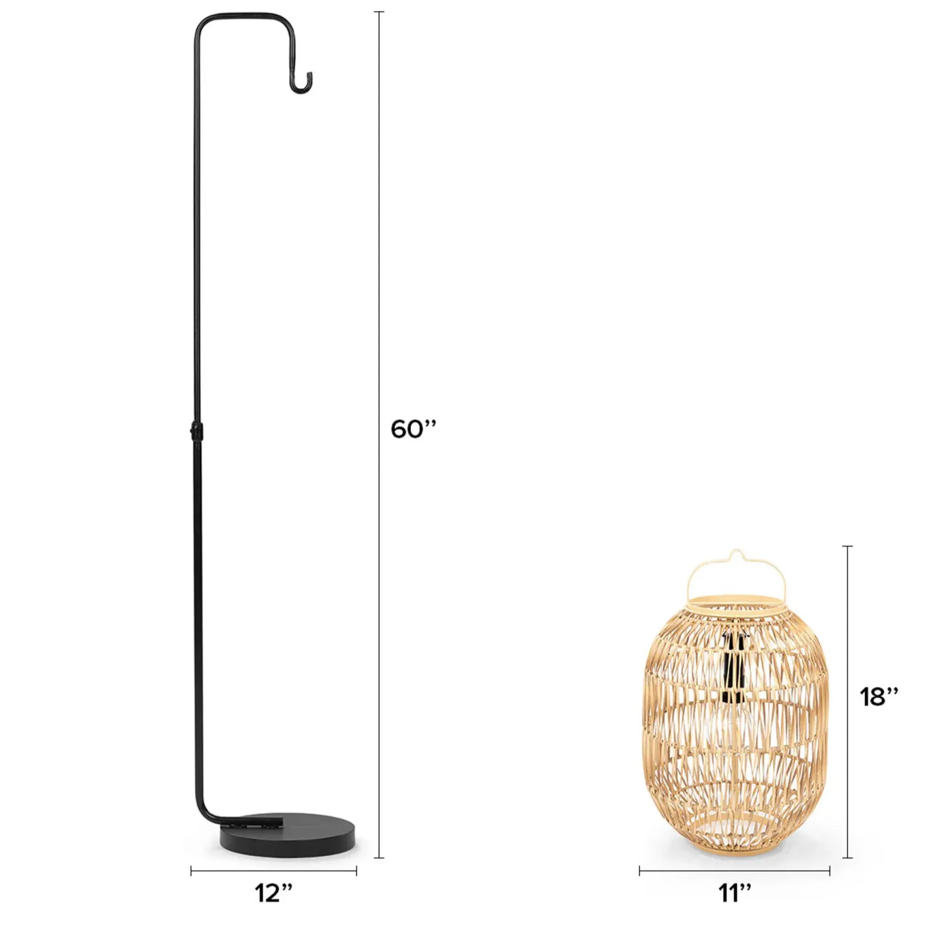 Bori Large Lantern - Natural