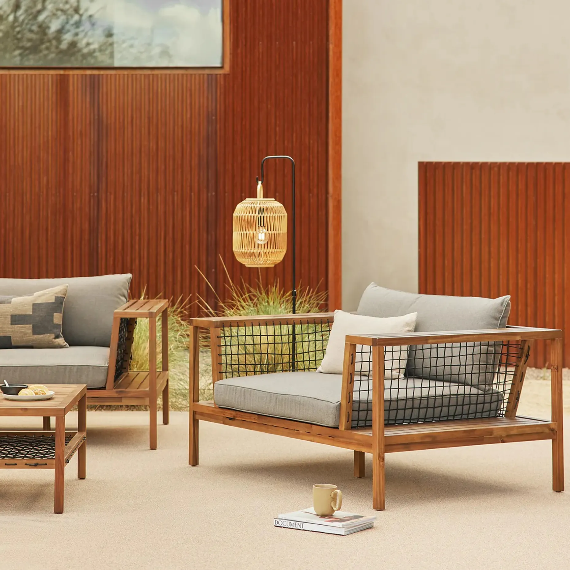 Bori Large Lantern Set - Natural