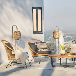 Bori Large Lantern Set - Natural