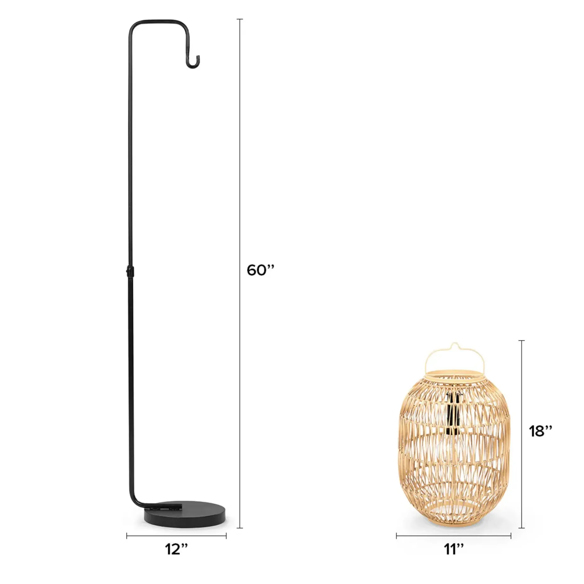 Bori Large Lantern Set - Natural
