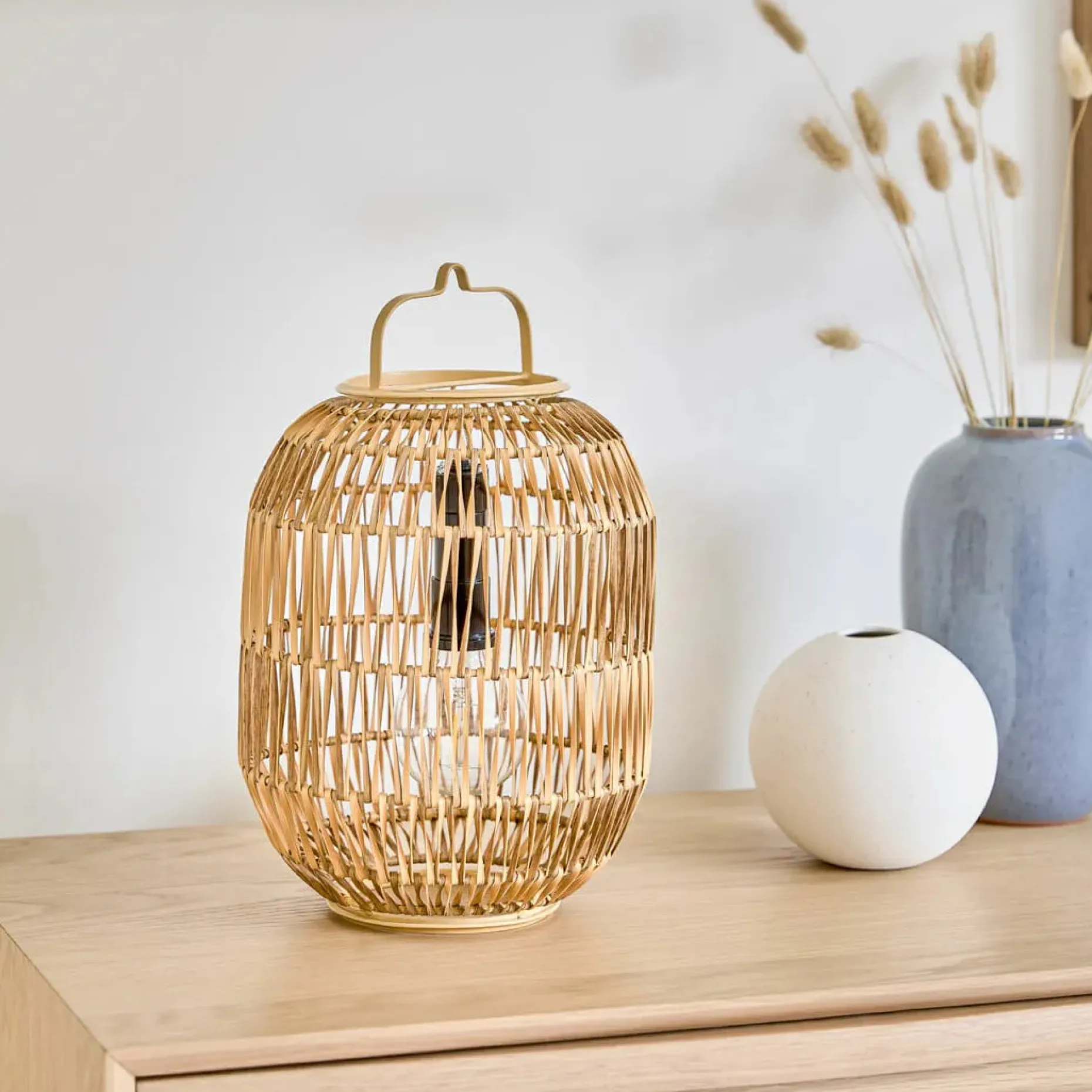Bori Small Lantern - Natural
