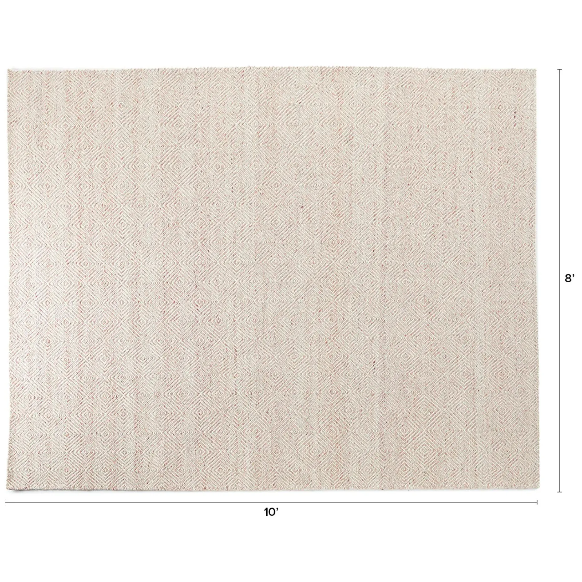 Bovi 8 x 10 Rug - Ash Rose
