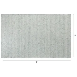 Bovi 5 x 8 Rug - Pearl Blue