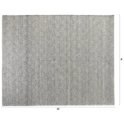 Bovi 8 x 10 Rug - Silver Gray