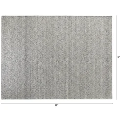 Bovi 9 x 12 Rug - Silver Gray
