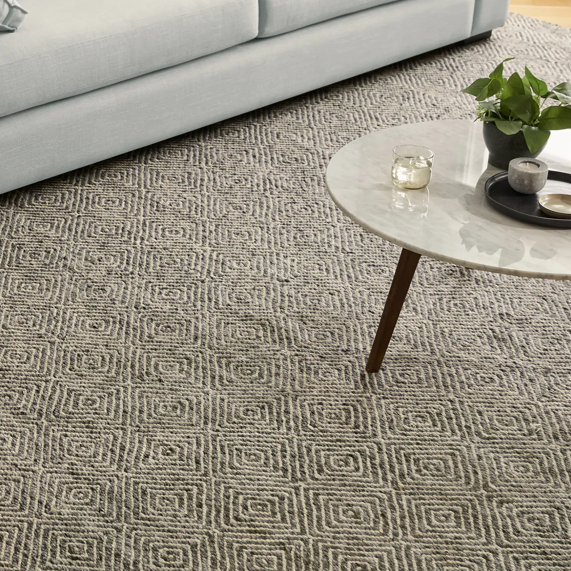 Bovi 9 x 12 Rug - Silver Gray