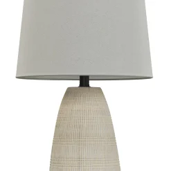 Brie Table Lamp - White Ceramic