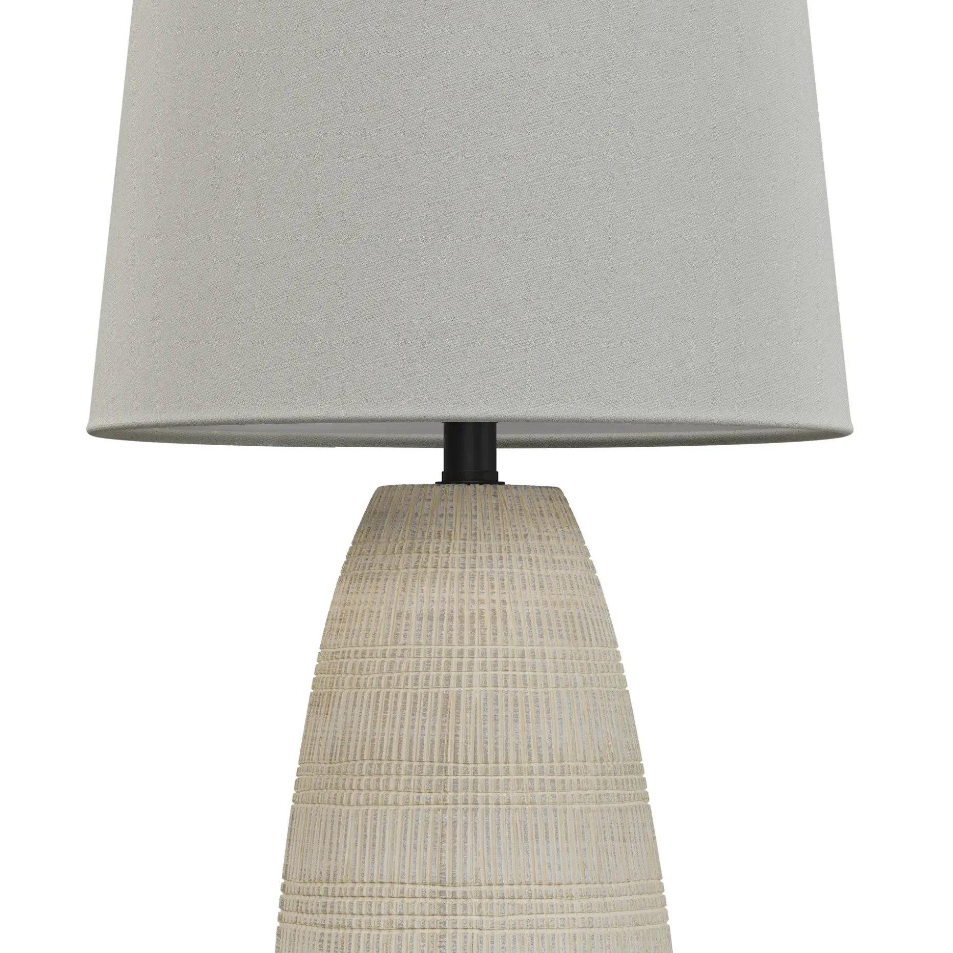 Brie Table Lamp - White Ceramic