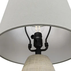 Brie Table Lamp - White Ceramic