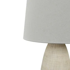Brie Table Lamp - White Ceramic