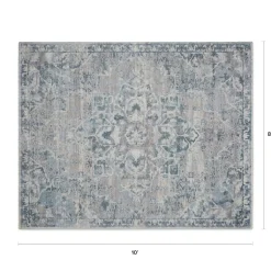 Buena 8 x 10 Rug - Traditional Blue