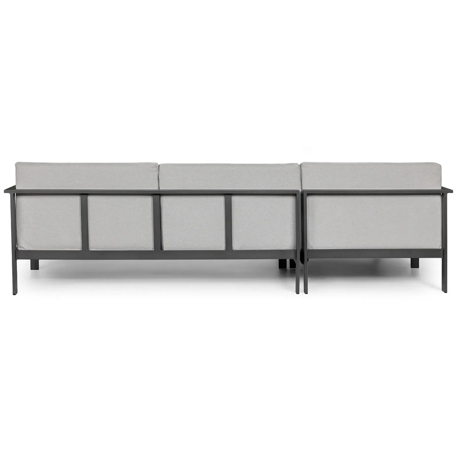 Burkel 105" Outdoor Left Sectional - Cloudy Gray