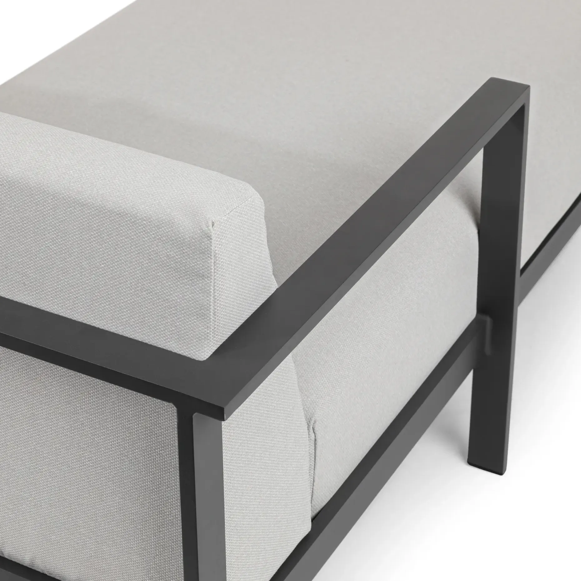 Burkel 105" Outdoor Left Sectional - Cloudy Gray