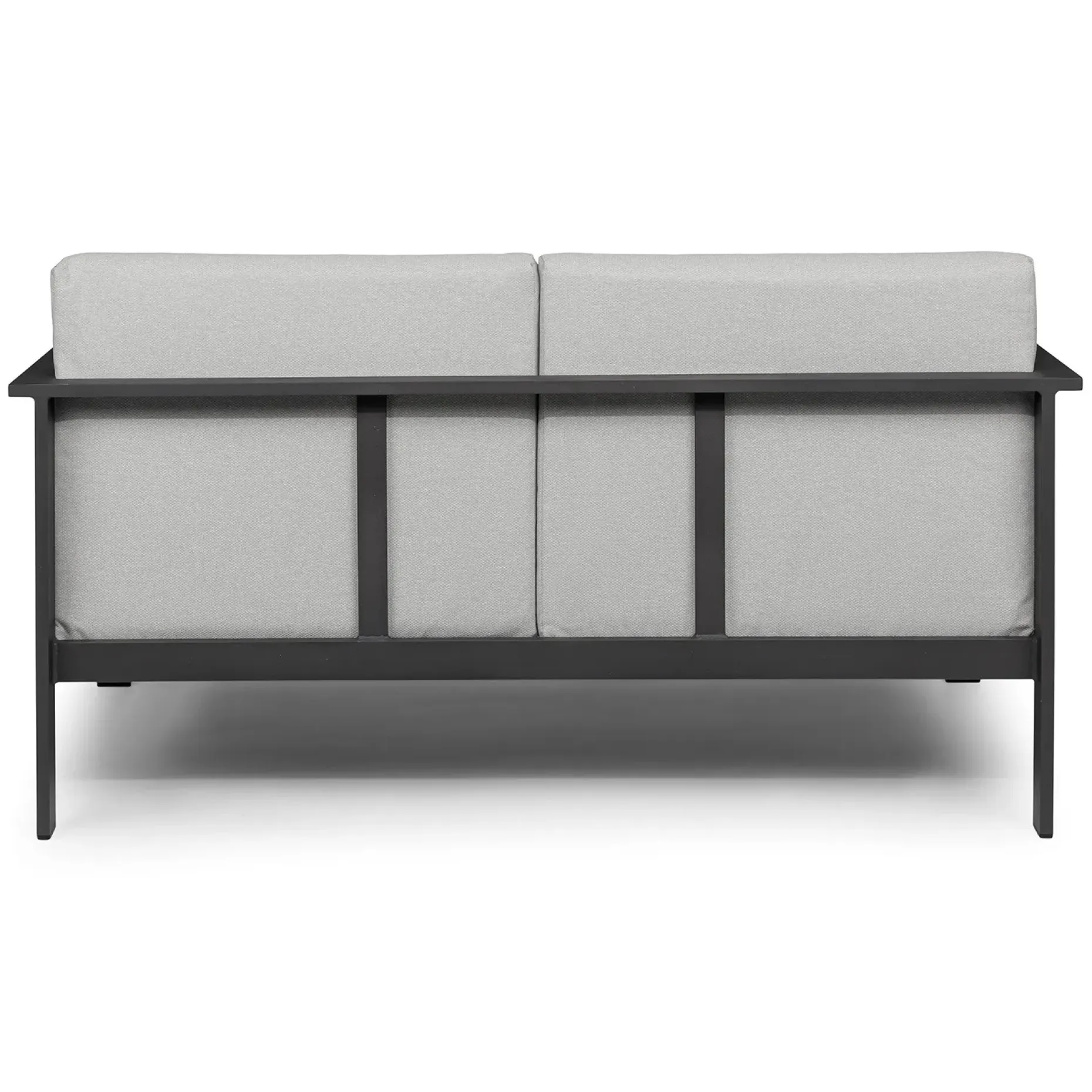 Burkel 57" Outdoor Loveseat - Cloudy Gray
