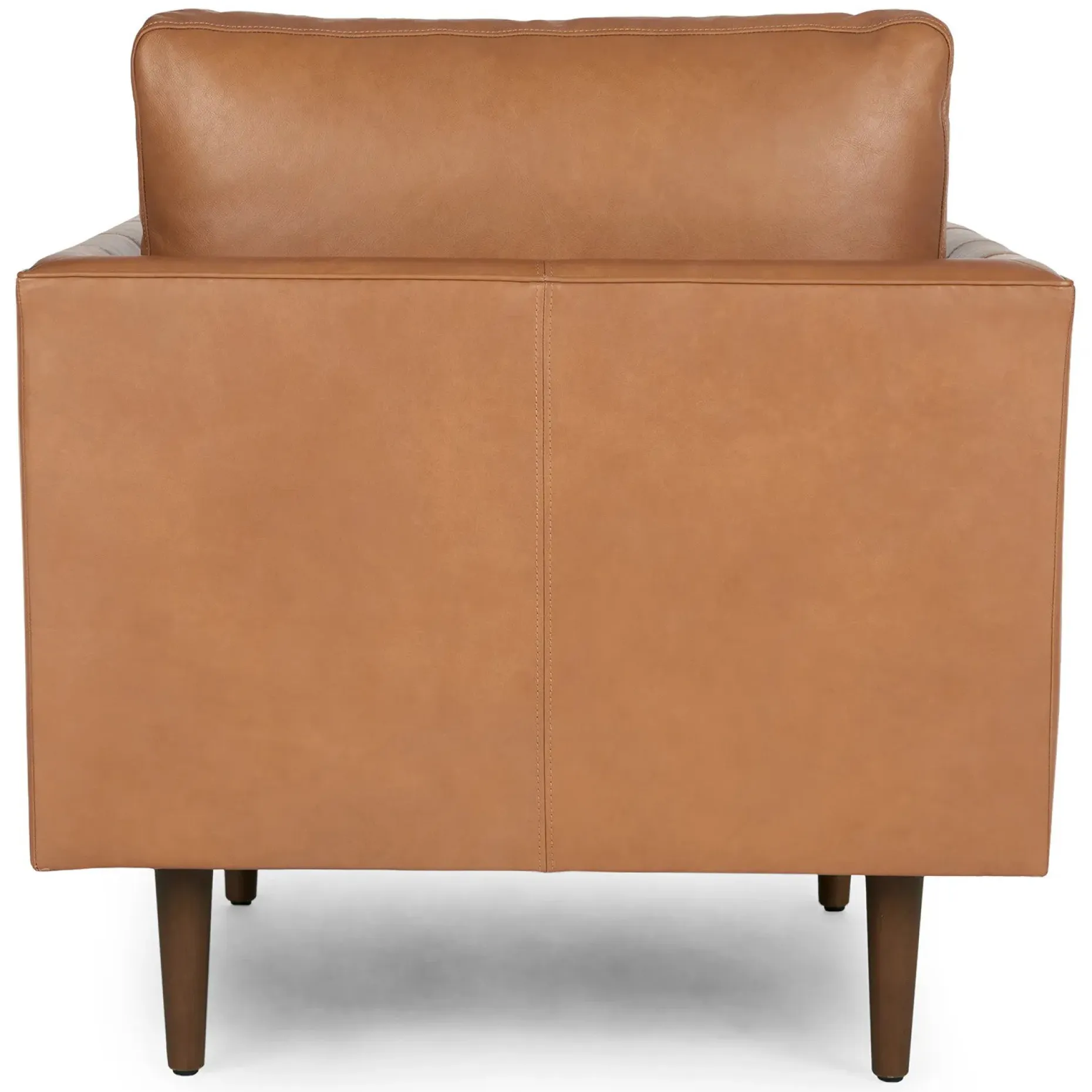 Burrard 32" Leather Lounge Chair - Bella Caramel