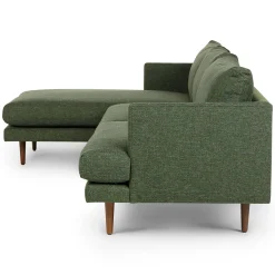 Burrard 112" Left Sectional - Forest Green