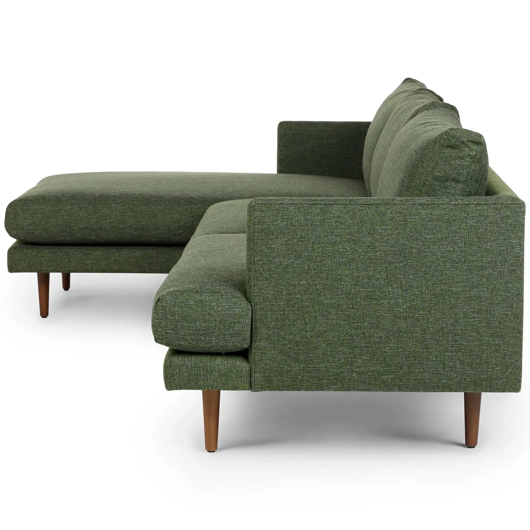 Burrard 112" Left Sectional - Forest Green