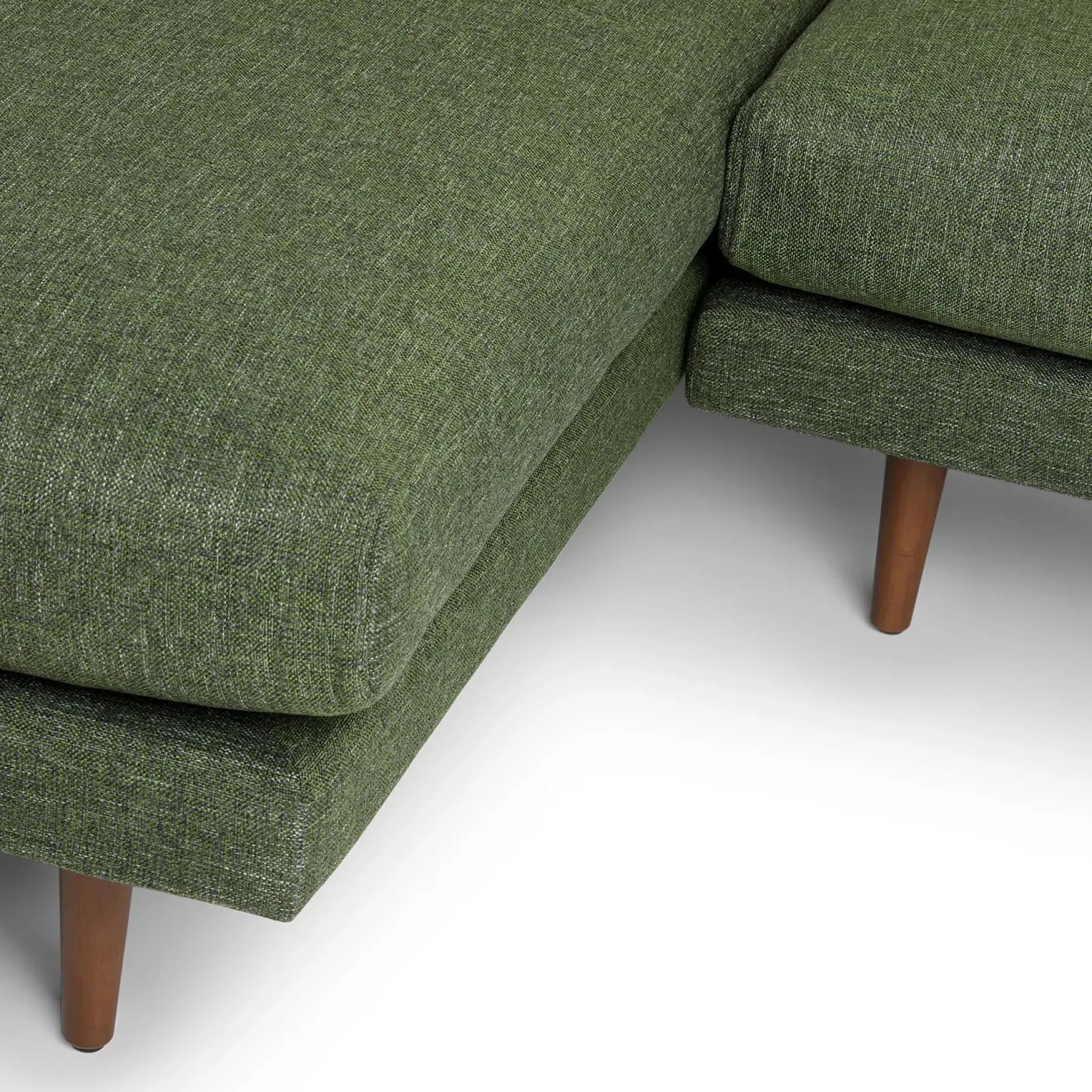 Burrard 112" Left Sectional - Forest Green