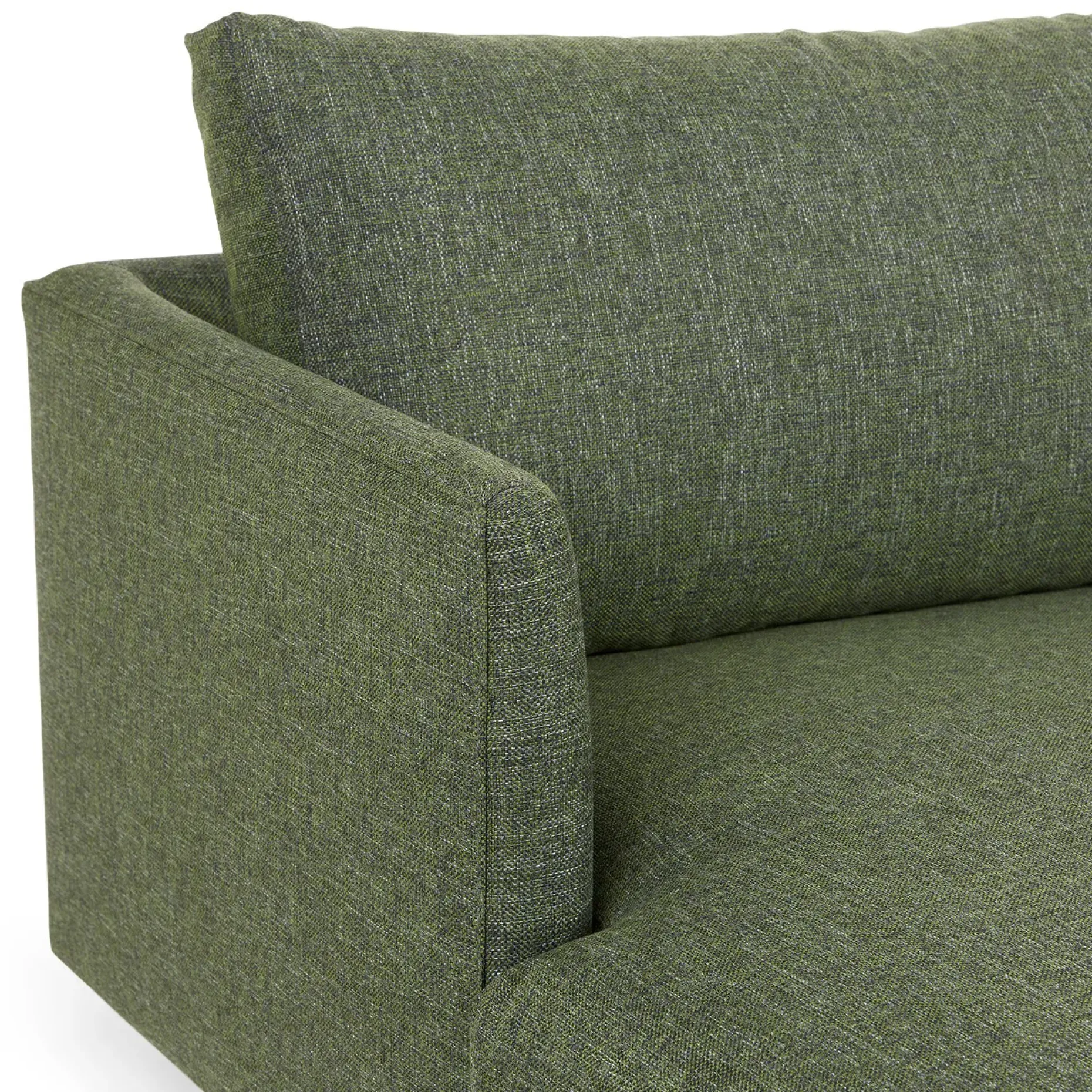 Burrard 112" Left Sectional - Forest Green