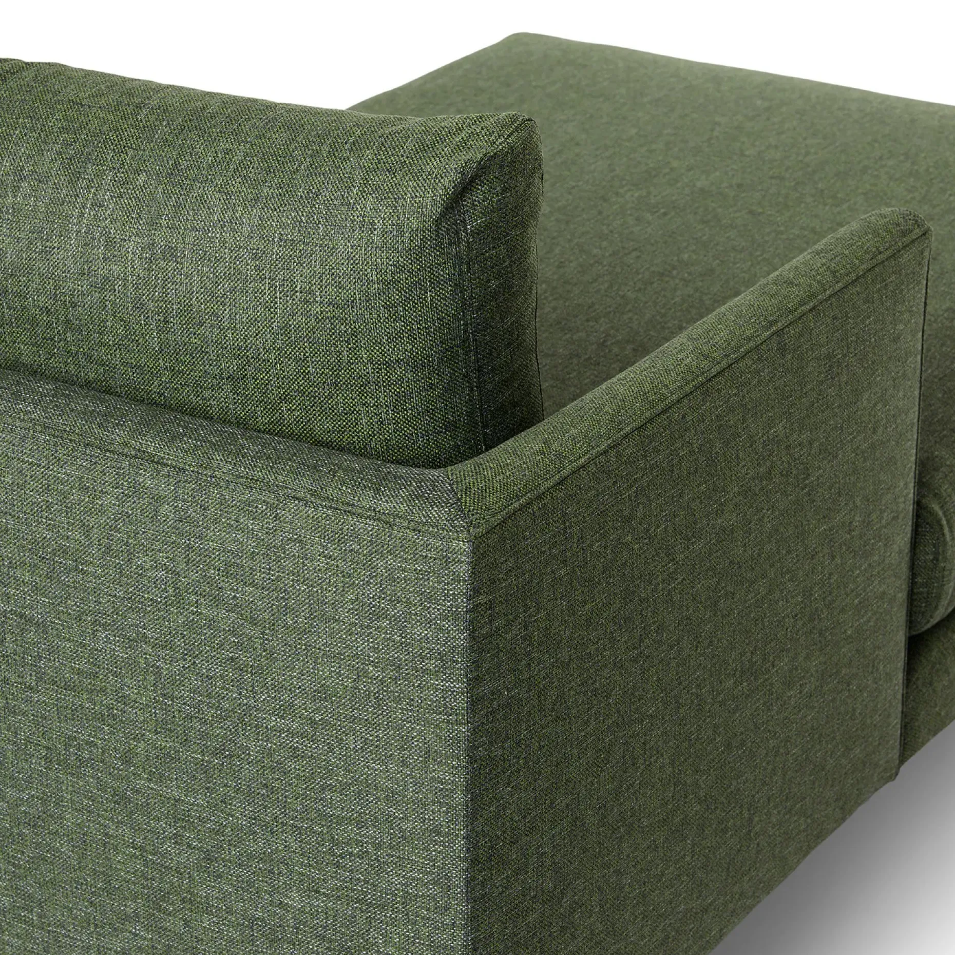 Burrard 112" Left Sectional - Forest Green