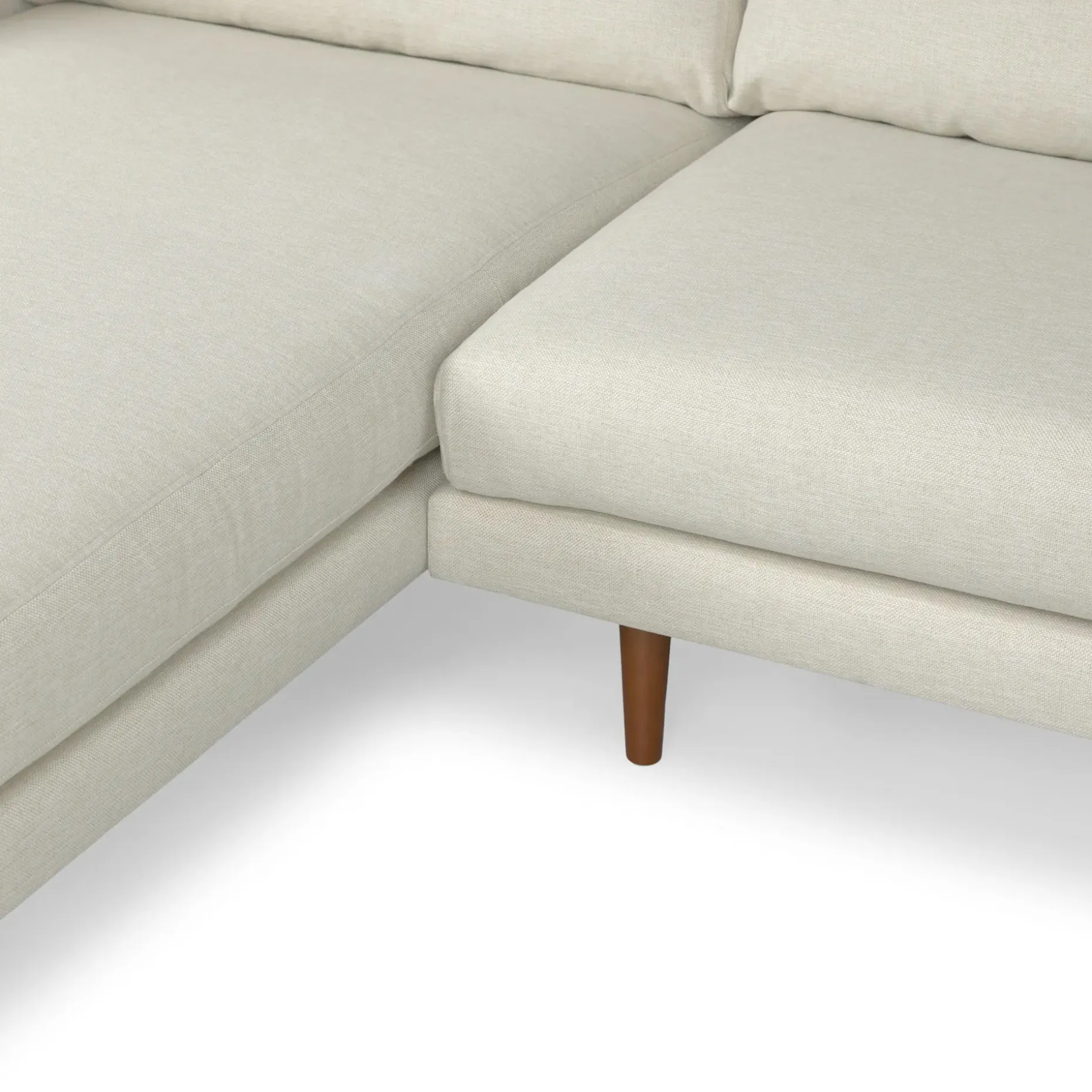 Burrard 112" Left Sectional - Seasalt Ivory