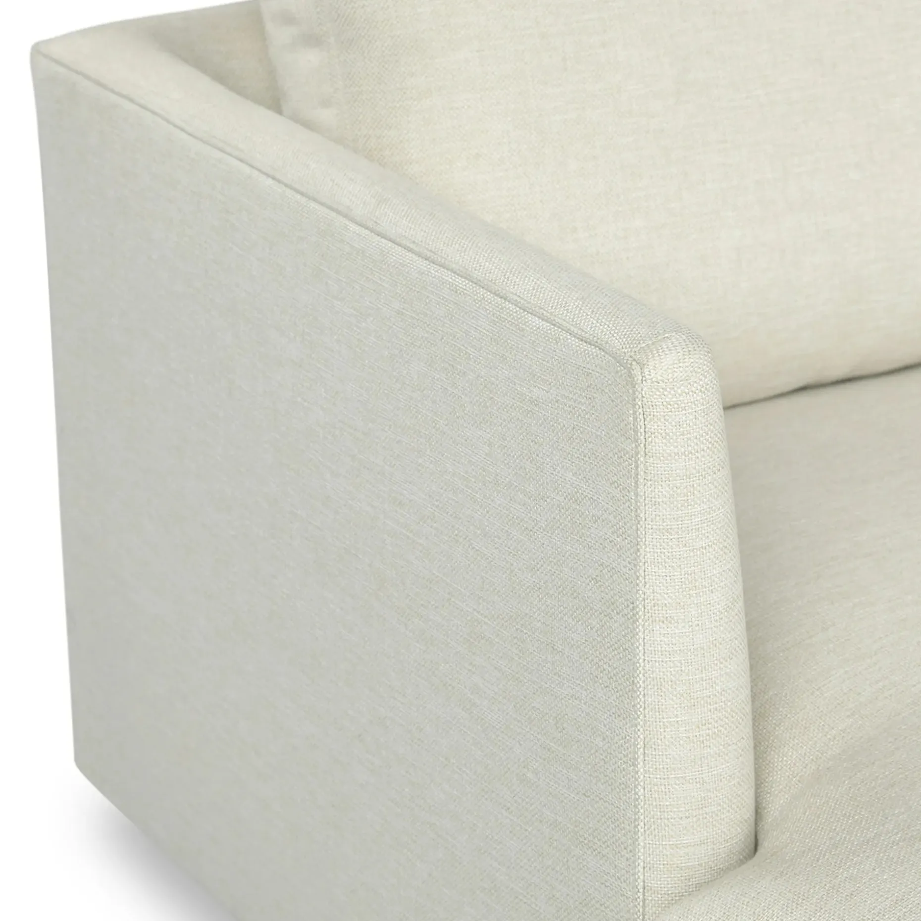 Burrard 112" Left Sectional - Seasalt Ivory