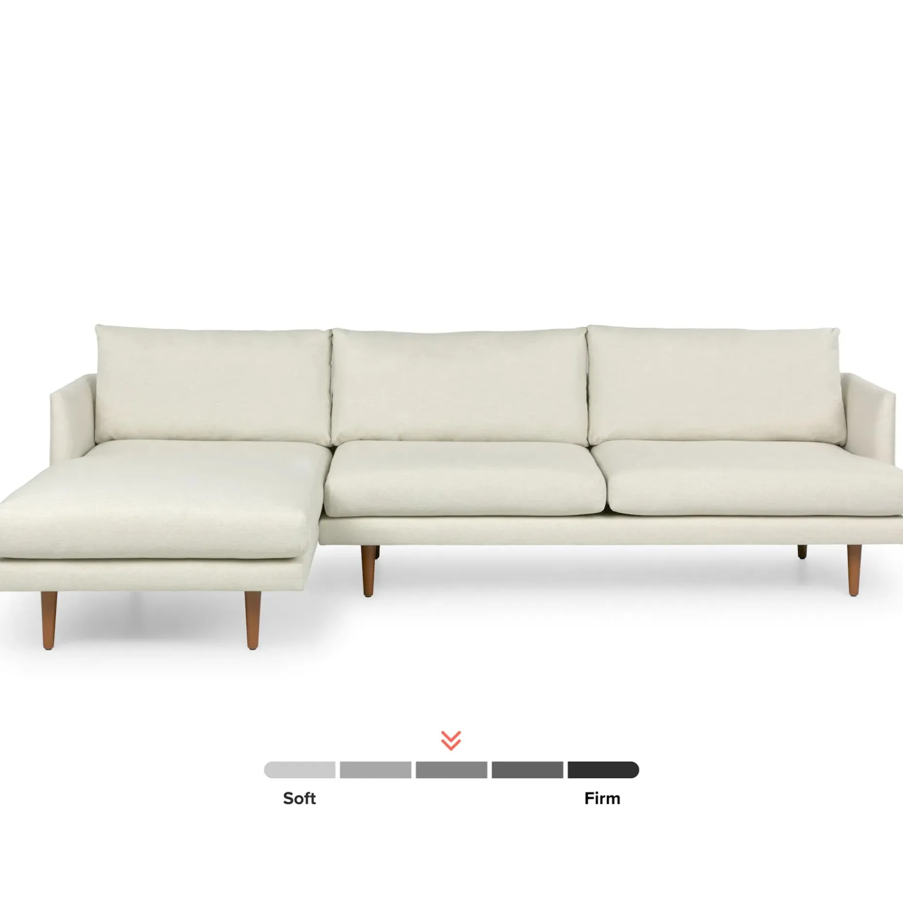 Burrard 112" Left Sectional - Seasalt Ivory