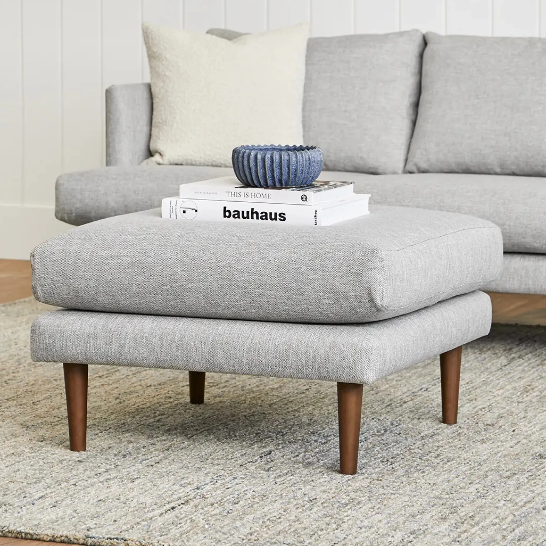Burrard 29" Ottoman - Seasalt Gray