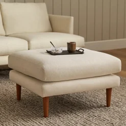 Burrard 29" Ottoman - Seasalt Ivory