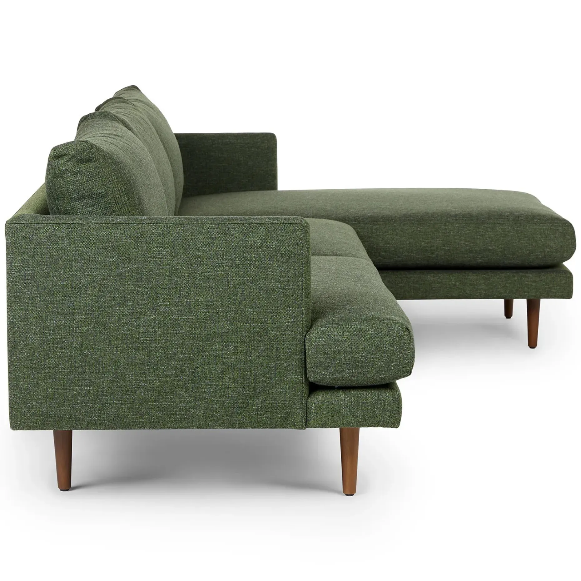 Burrard 112" Right Sectional - Forest Green