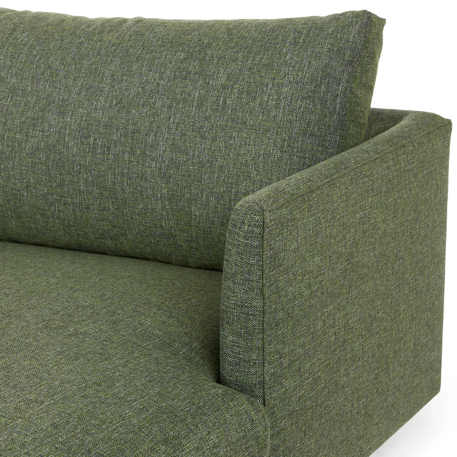 Burrard 112" Right Sectional - Forest Green