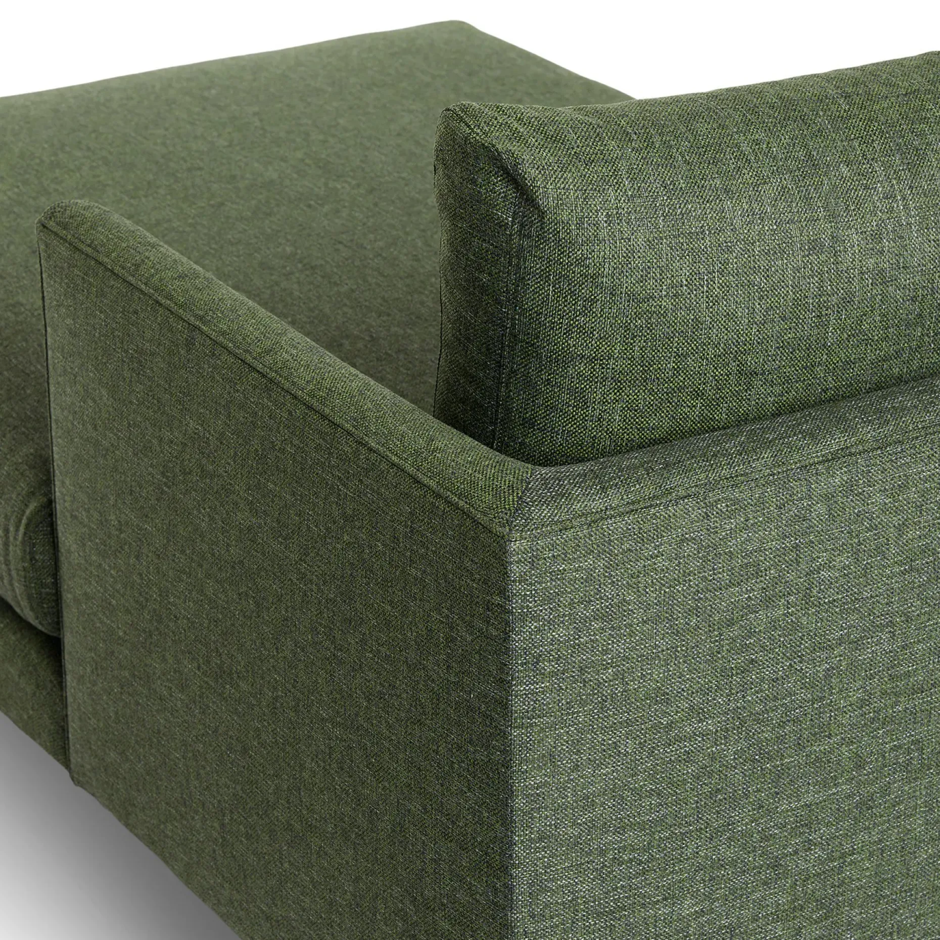 Burrard 112" Right Sectional - Forest Green