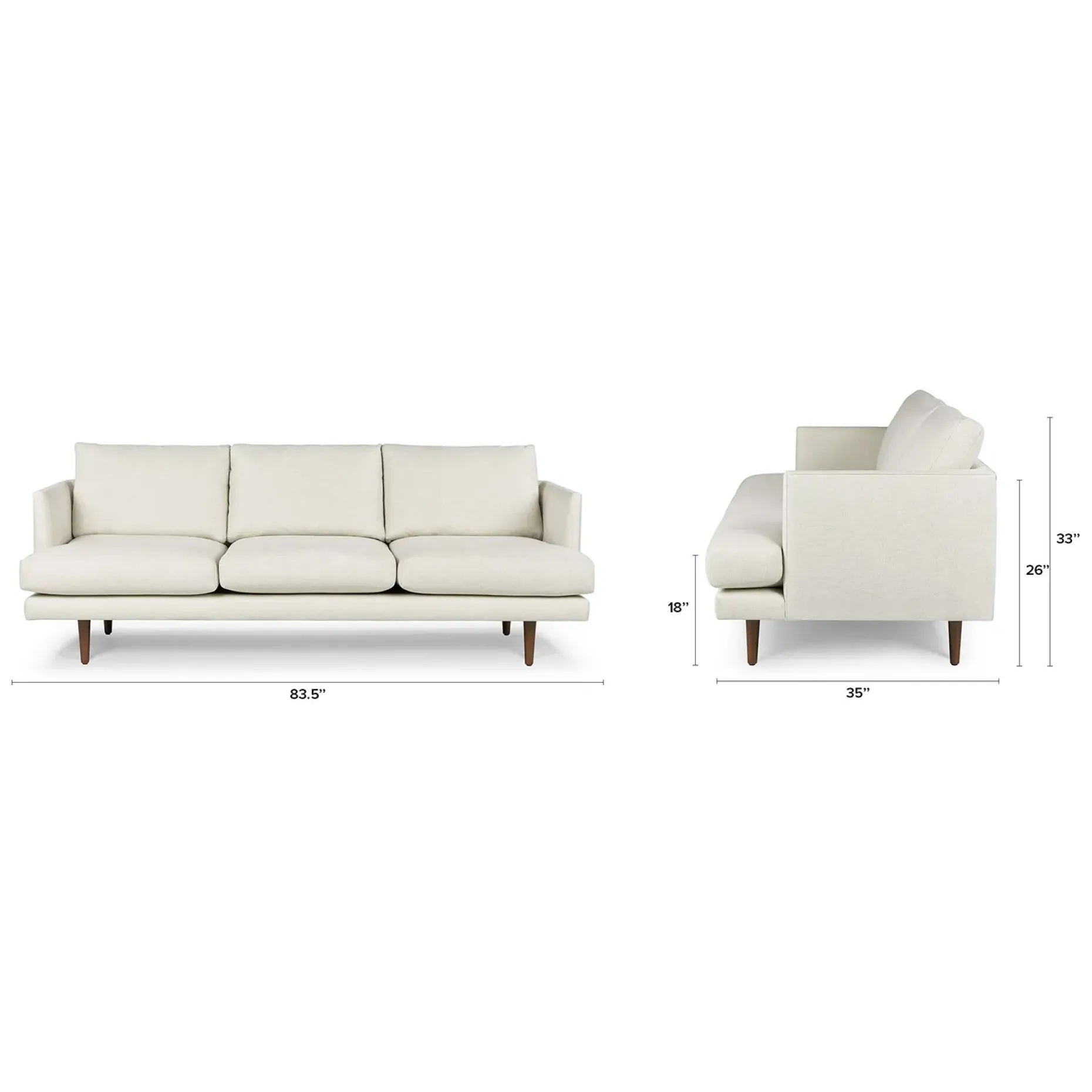 Burrard 83.5" Sofa - Seasalt Ivory