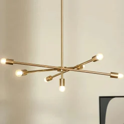 Cadza Chandelier - Brass