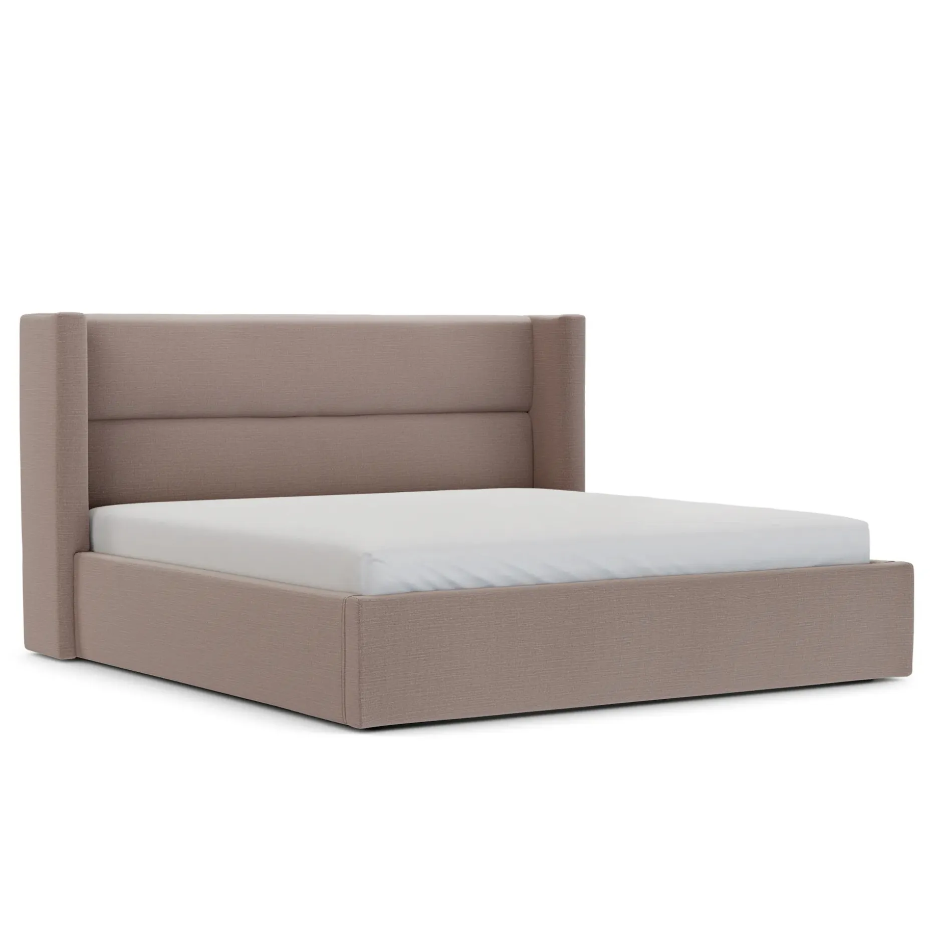 Calabri King Upholstered Bed - Napa Quartz