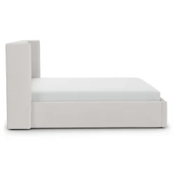 Calabri King Upholstered Bed - Napa White