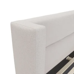 Calabri King Upholstered Bed - Napa White