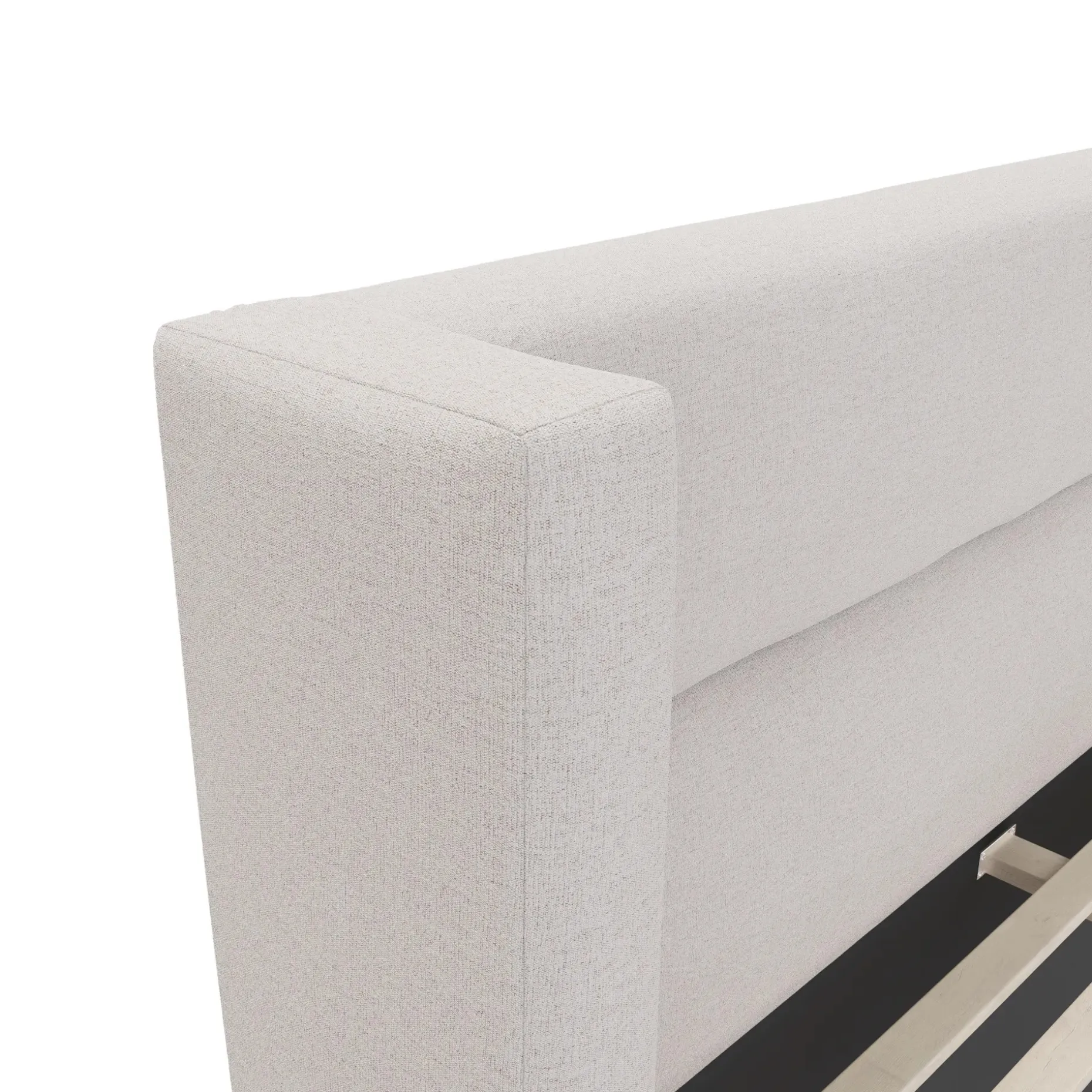 Calabri King Upholstered Bed - Napa White