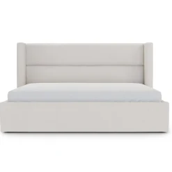 Calabri King Upholstered Bed - Napa White