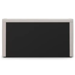 Calabri King Upholstered Bed - Napa White