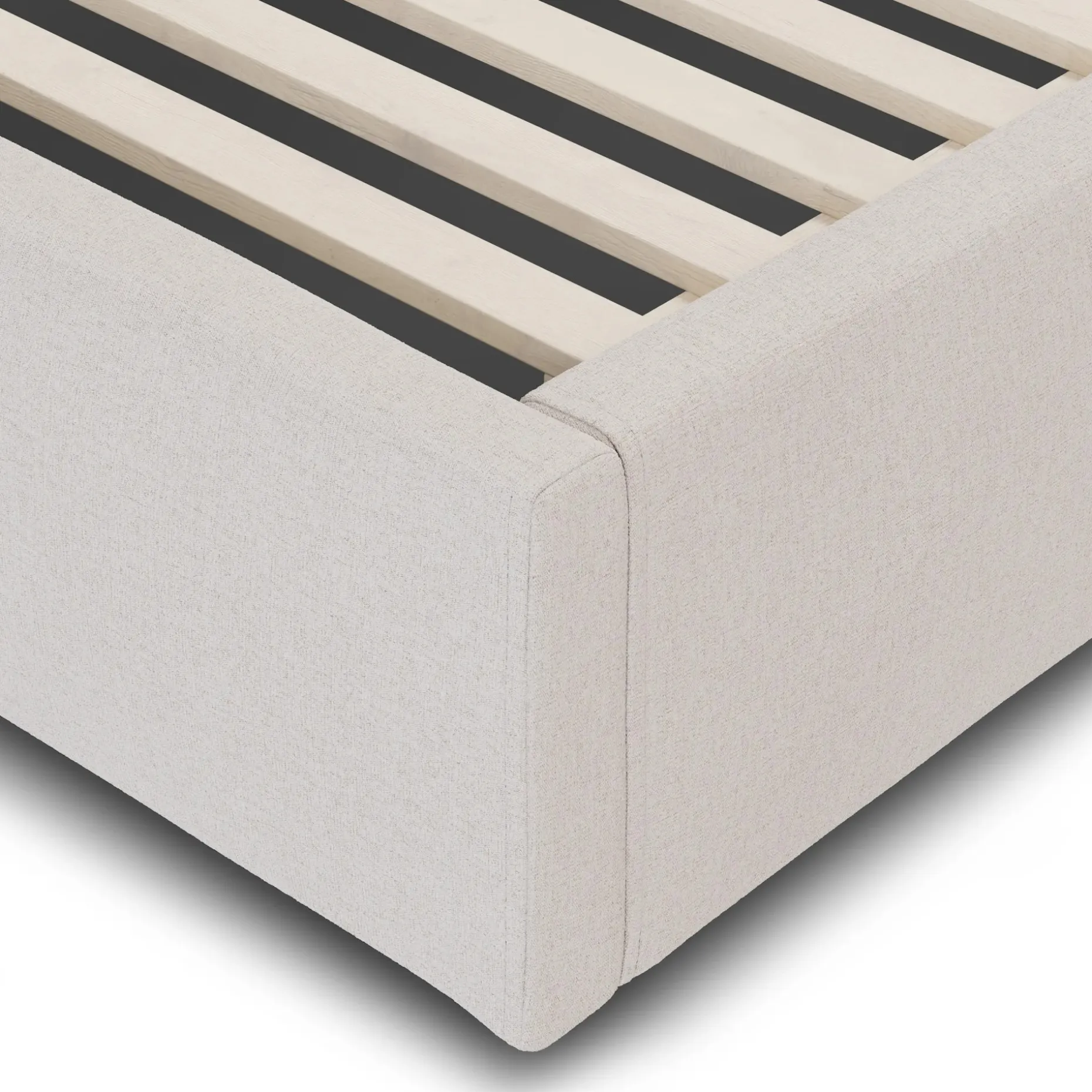Calabri King Upholstered Bed - Napa White