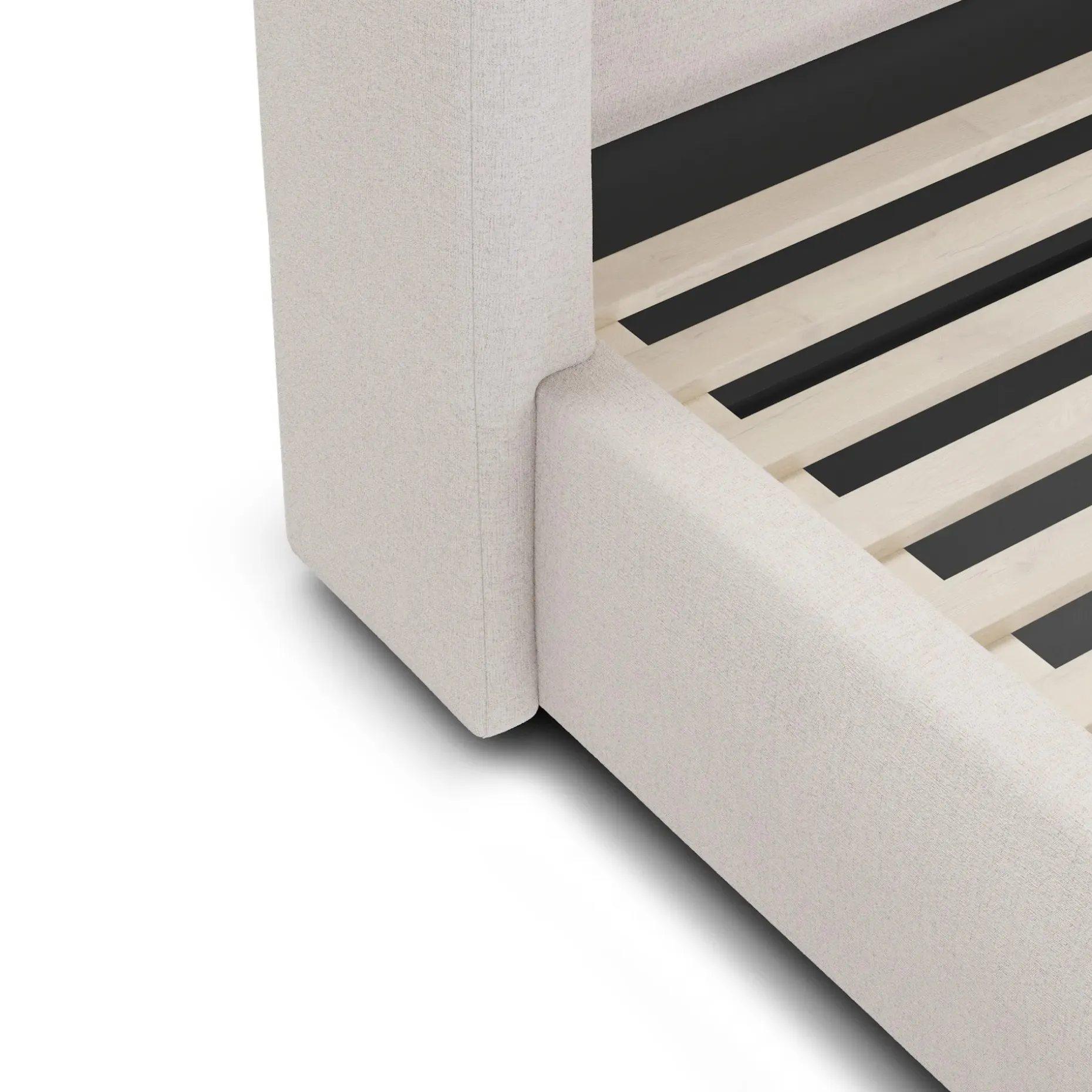 Calabri King Upholstered Bed - Napa White