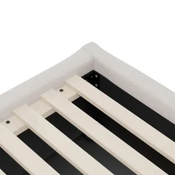 Calabri King Upholstered Bed - Napa White