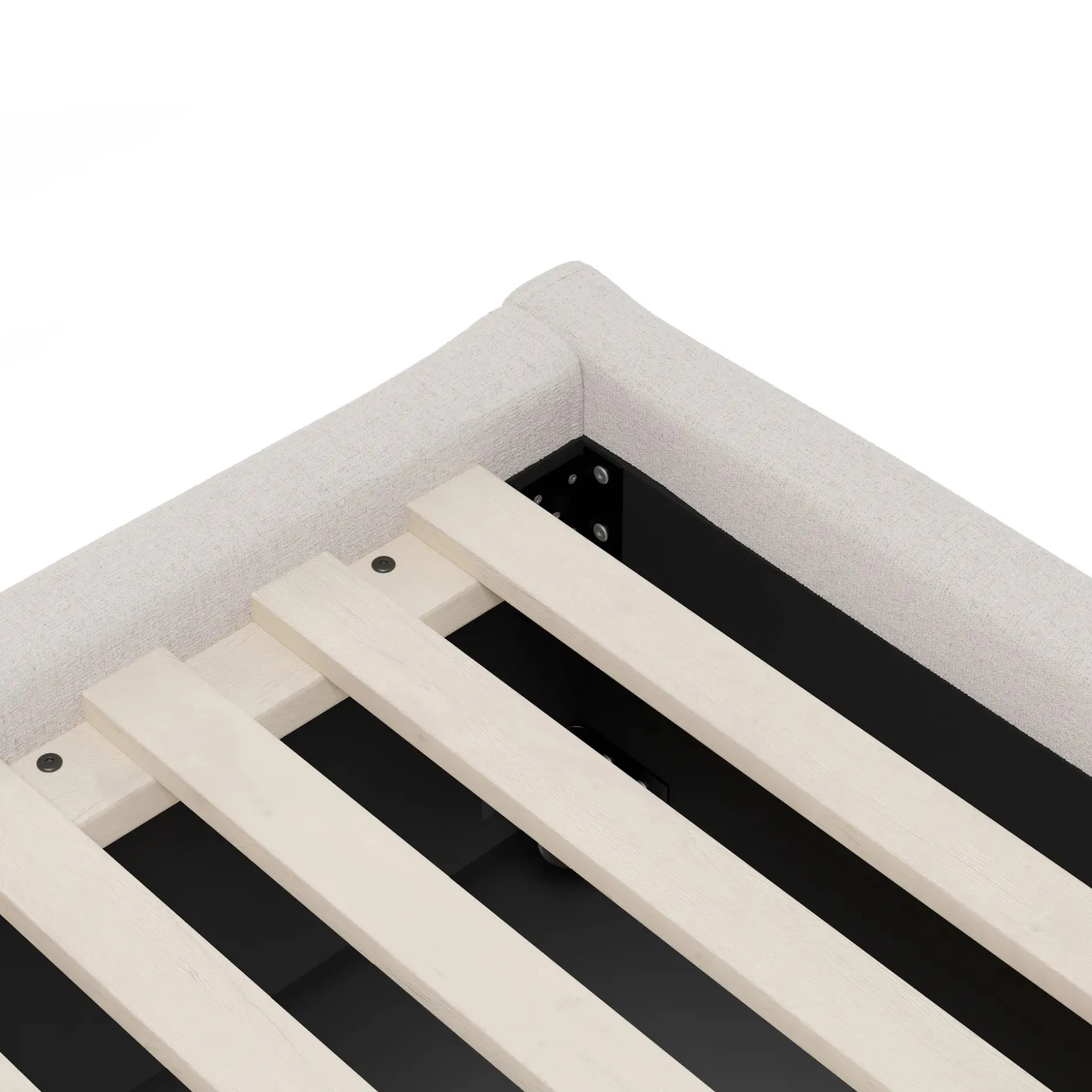 Calabri King Upholstered Bed - Napa White