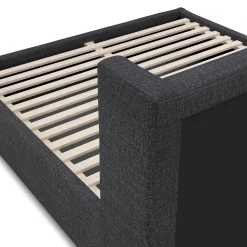 Calabri King Upholstered Bed - Napa Charcoal